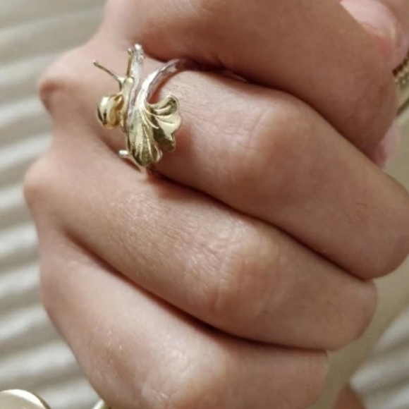 NWOT Snail-Stem Ring Size Adjustable - Picture 7 of 8